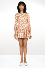 Organic cotton jersey mini dress