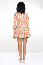 Organic cotton jersey mini dress