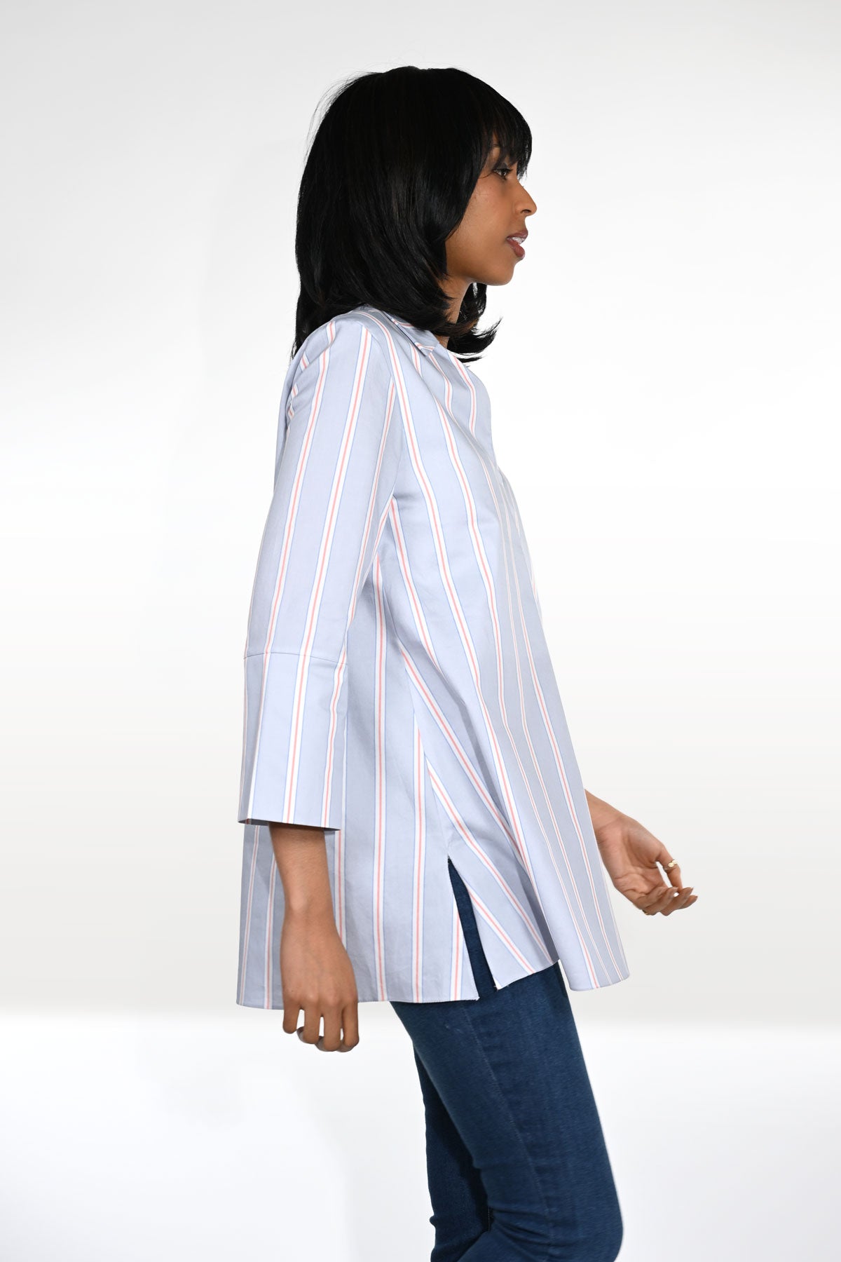 Striped cotton shirt