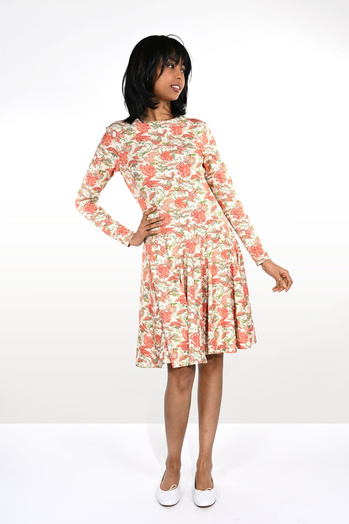 Viscose skater dress