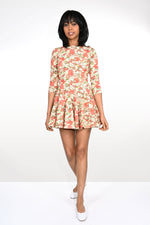 Organic cotton jersey mini dress