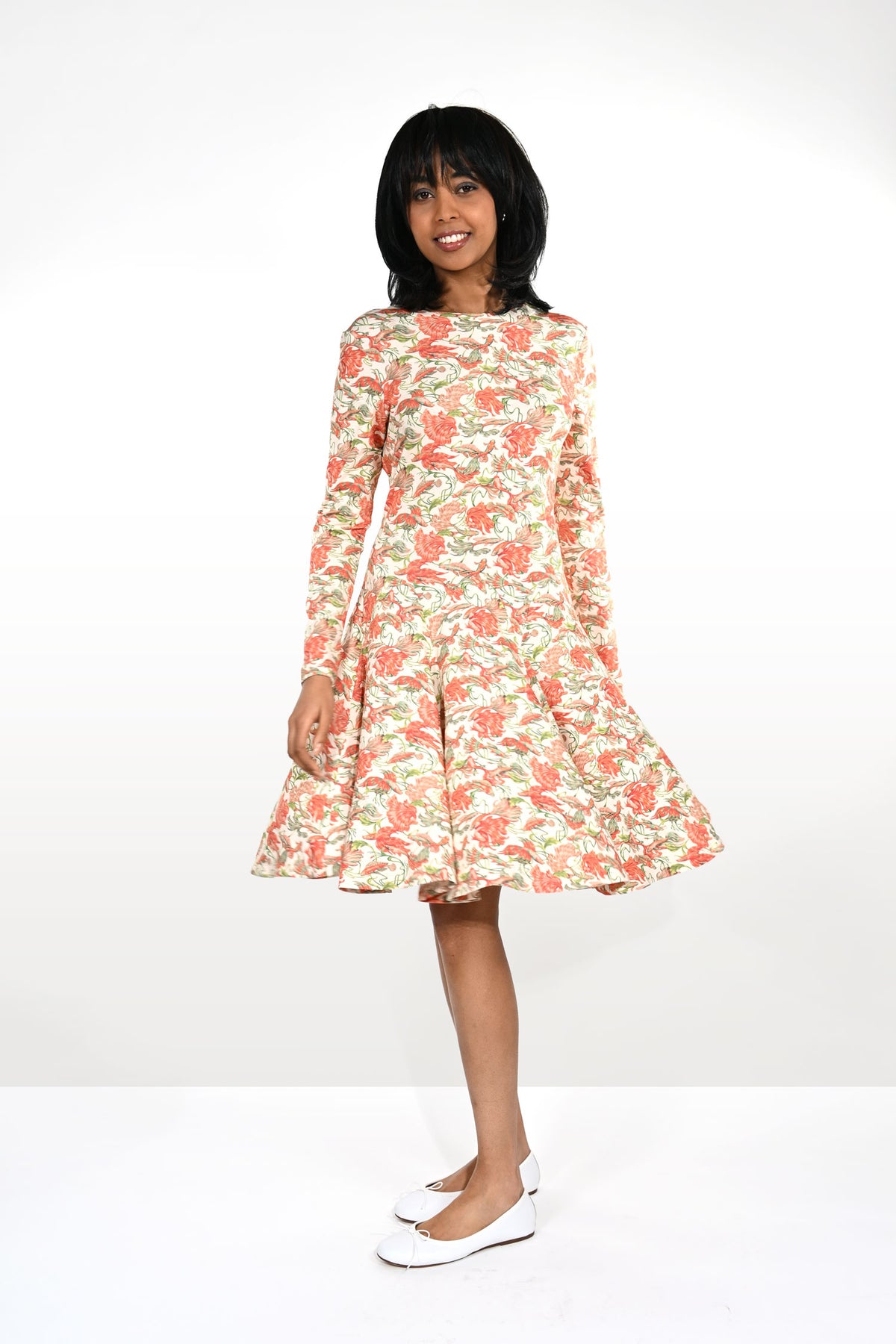 Viscose skater dress