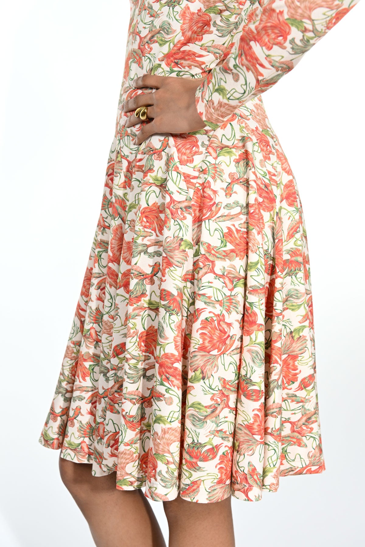 Viscose skater dress