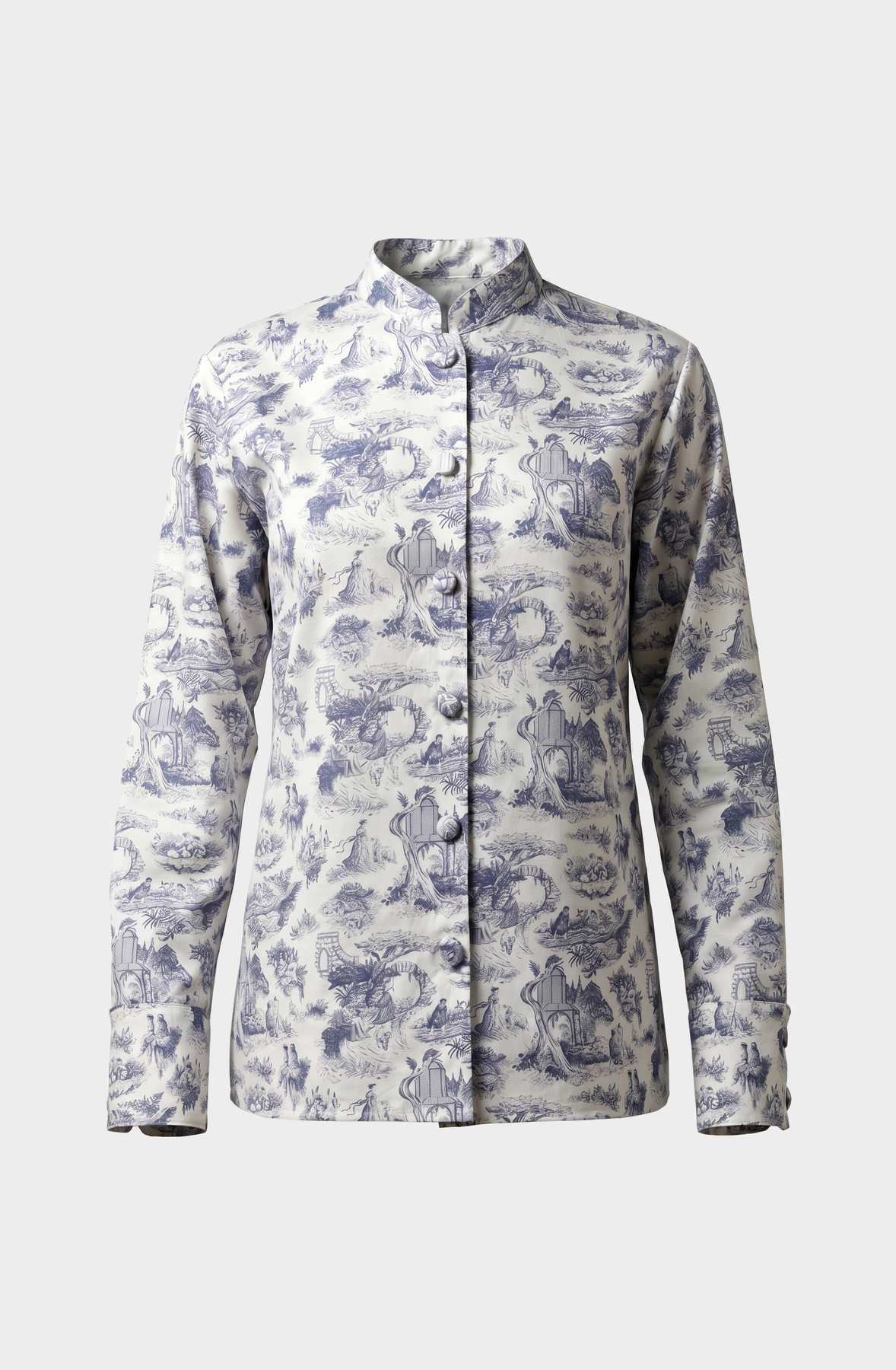Long shirt Mandarin collar