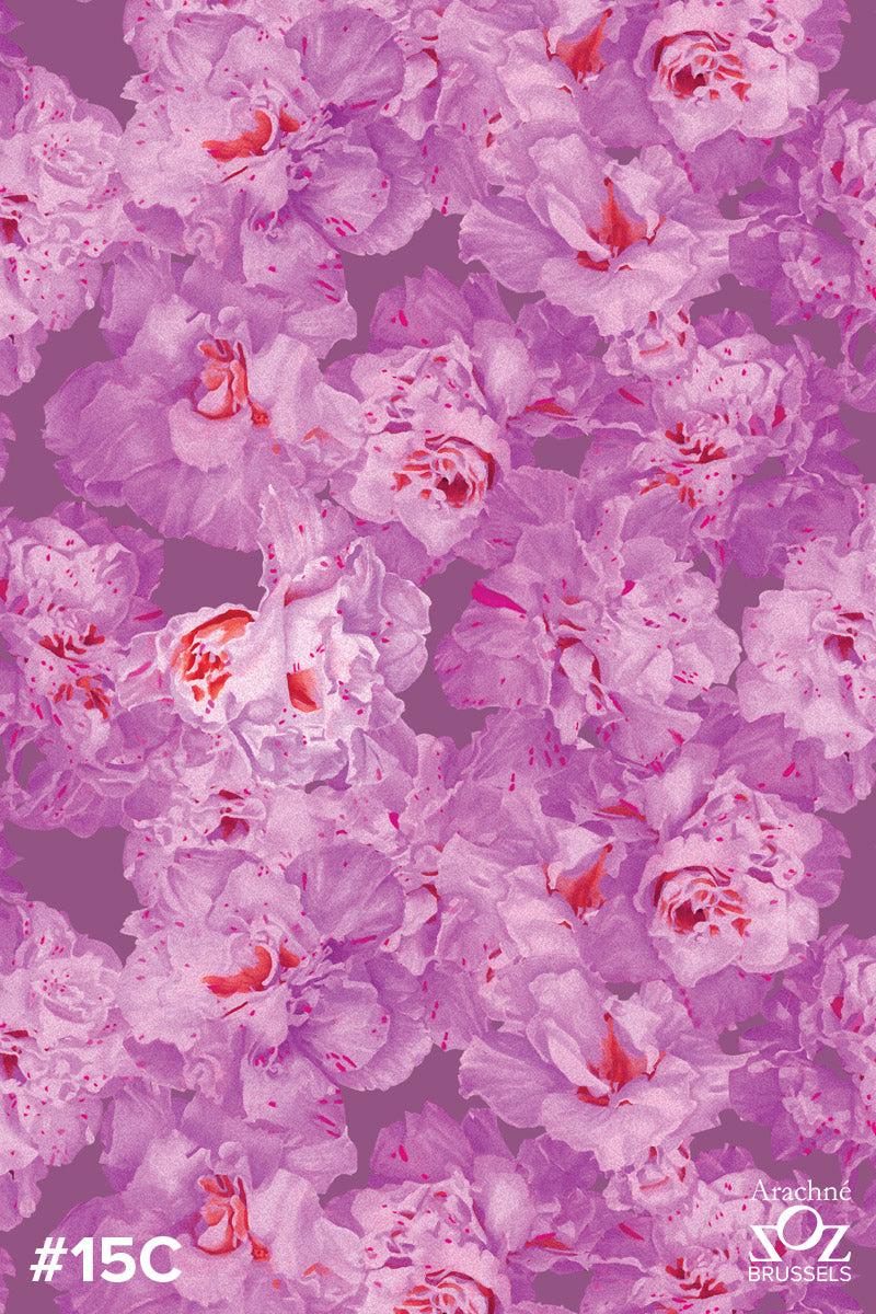 Azalea pink and mauve Jersey Long dress