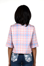Tartan patterned jacket