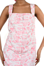 Toile de Jouy Long Dress