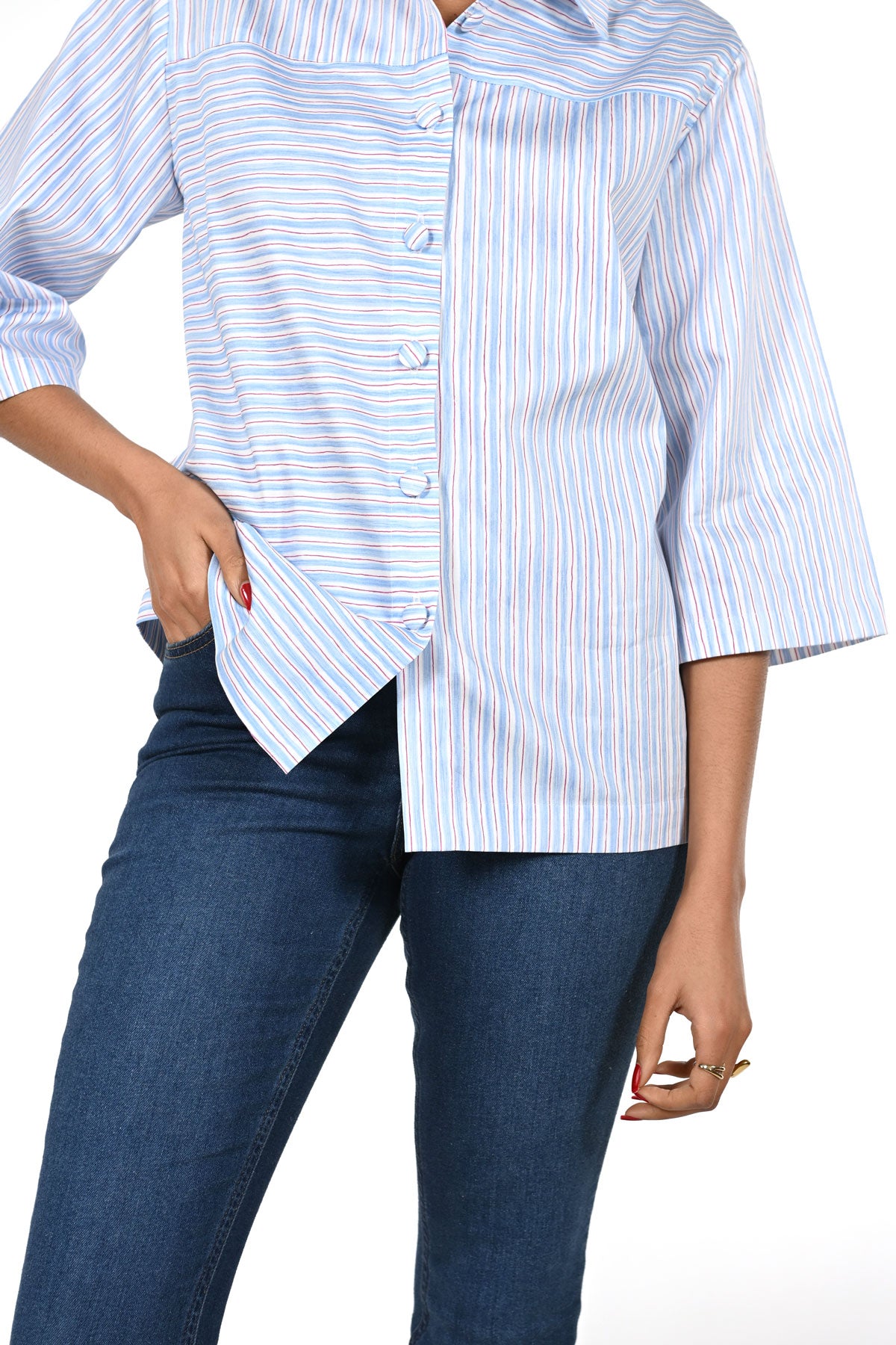 Shirt with panels