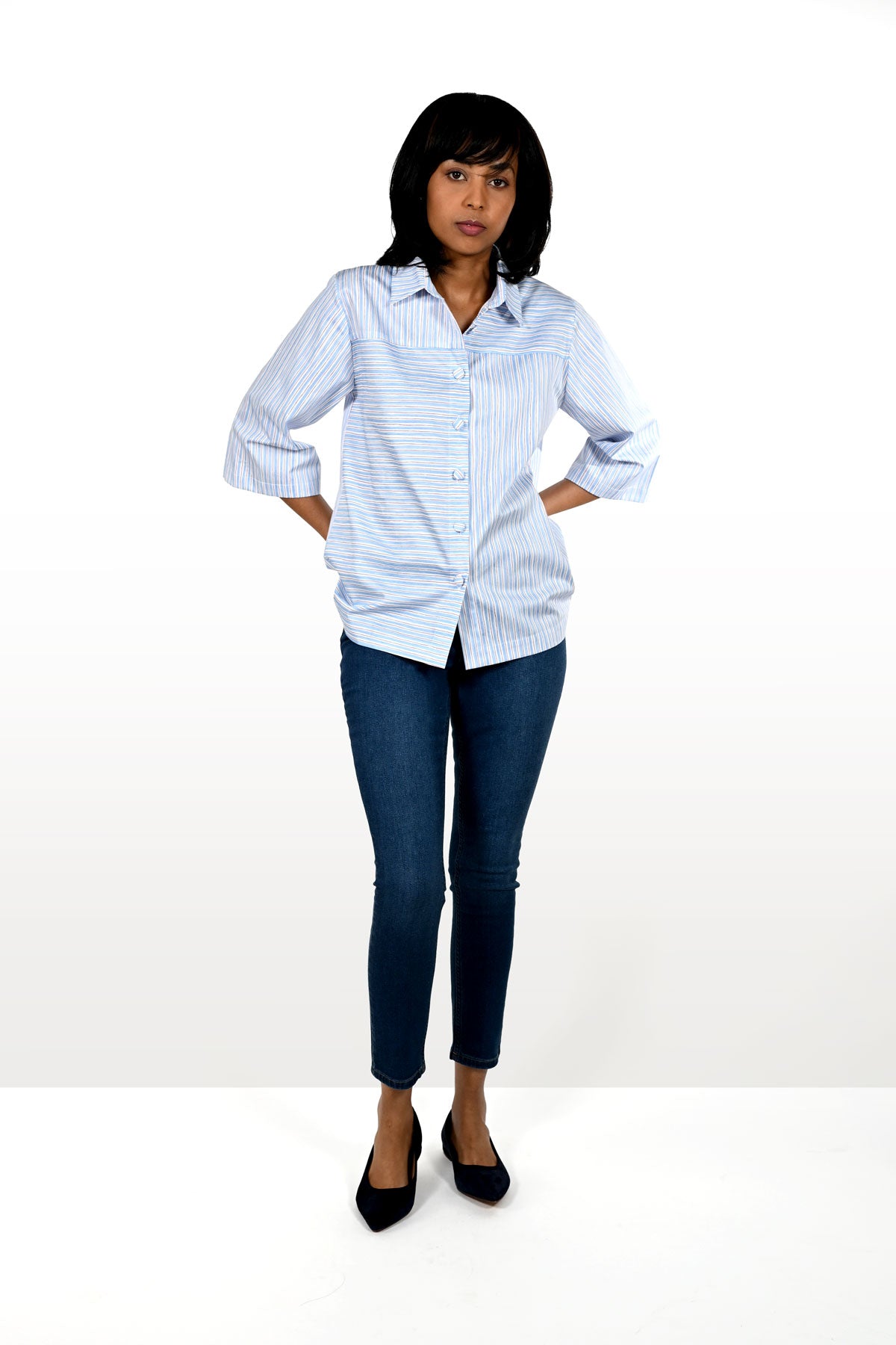 Shirt with panels