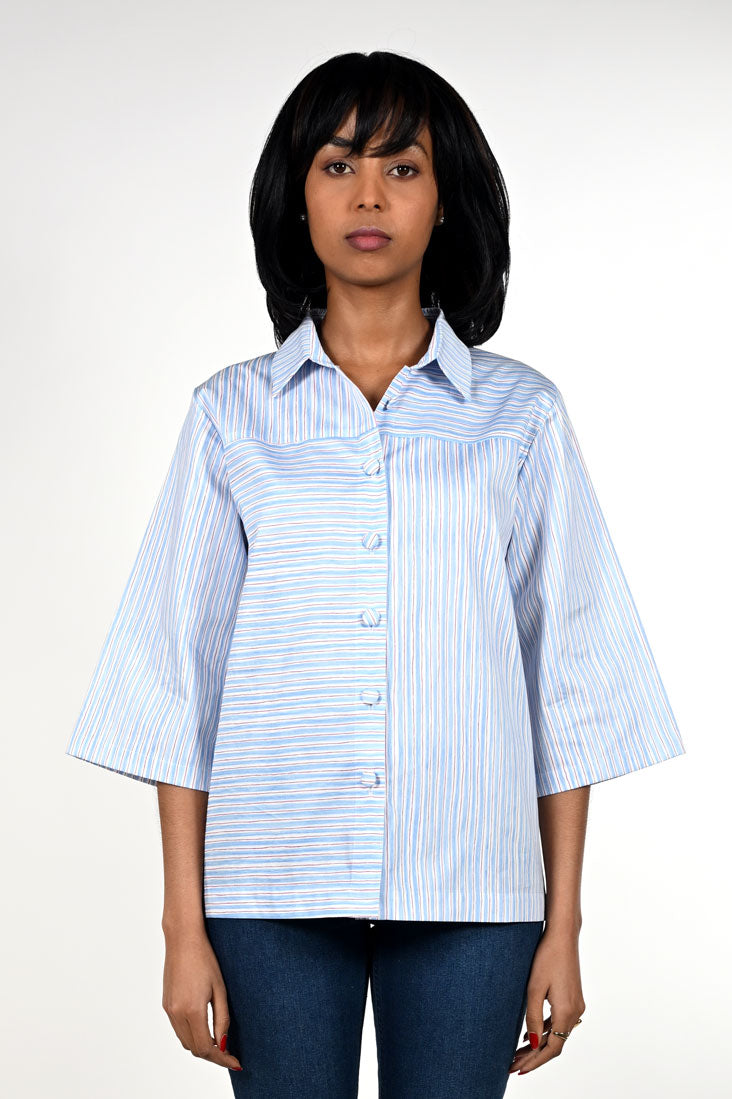Shirt with panels