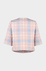 Tartan patterned jacket