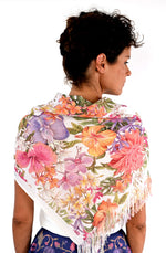 Bamboo double gauze shawl