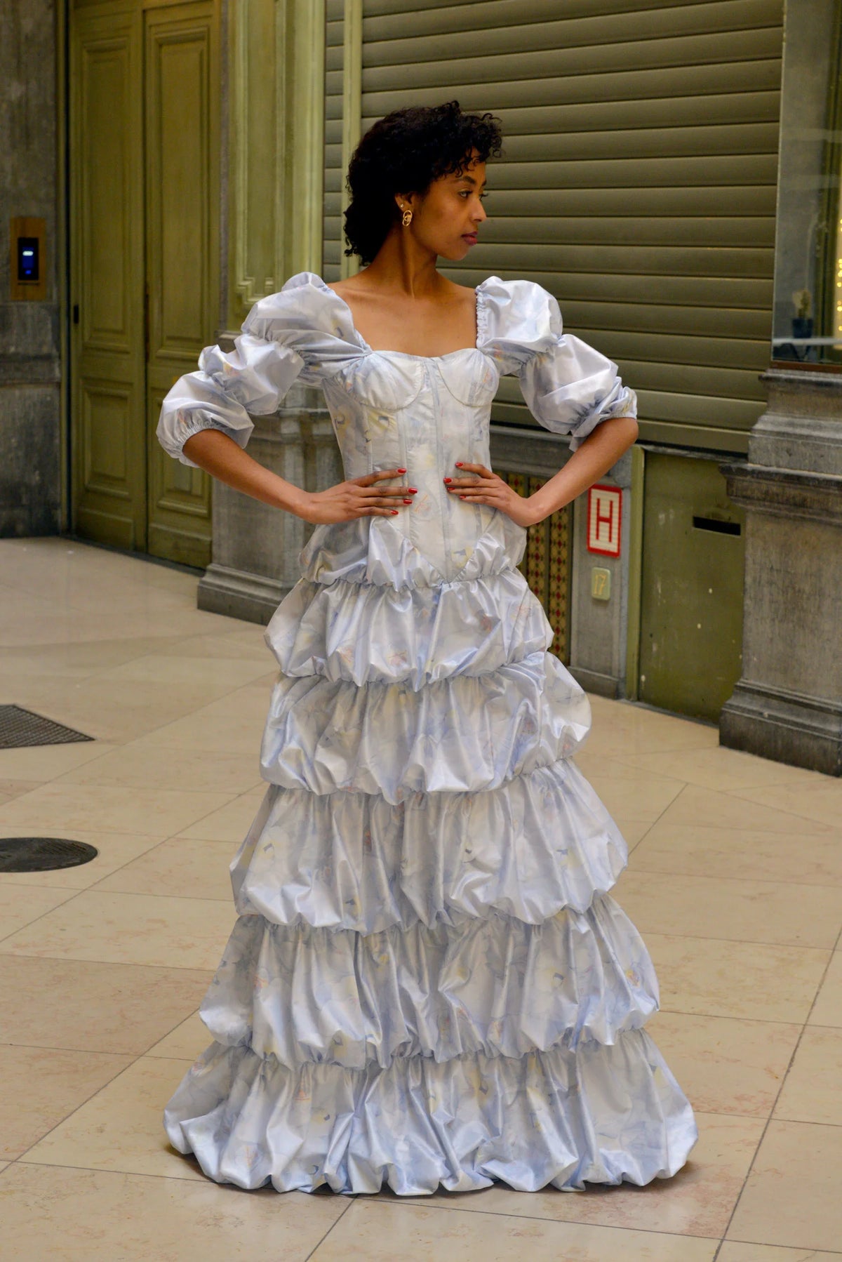 Victorian-inspired steampunk dress