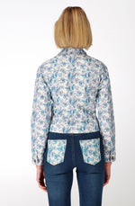 Blue sparrow denim jacket