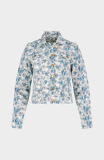 Blue sparrow denim jacket