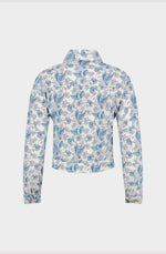 Blue sparrow denim jacket