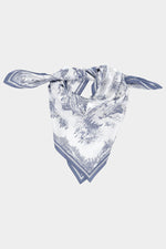 Silk Scraf 90 "Toile de Jouy"