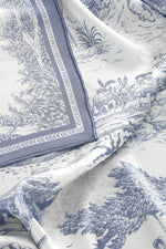 Silk Scraf 90 "Toile de Jouy"