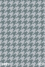 Grey houndstooth polyester waterproof coat