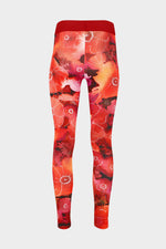 Red and violet leggings
