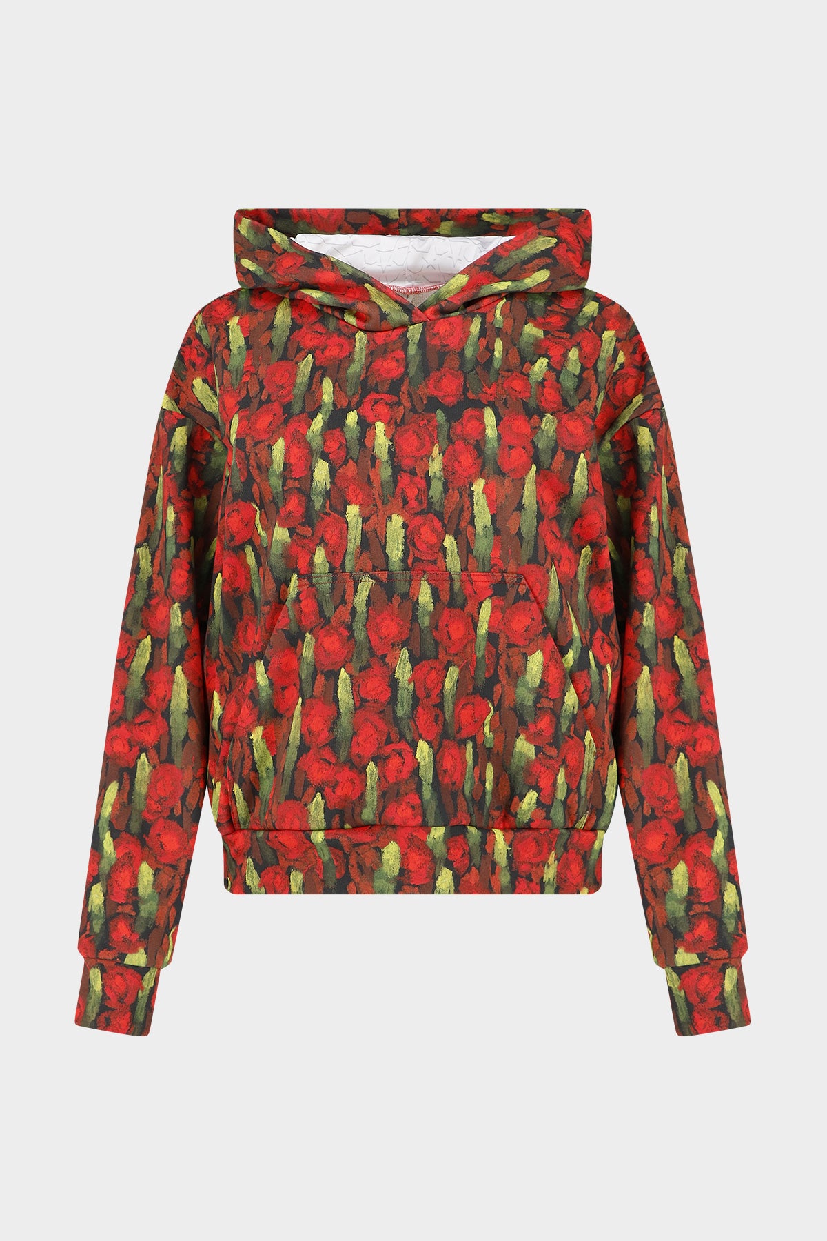 Roses and asparagus cotton Hoodie