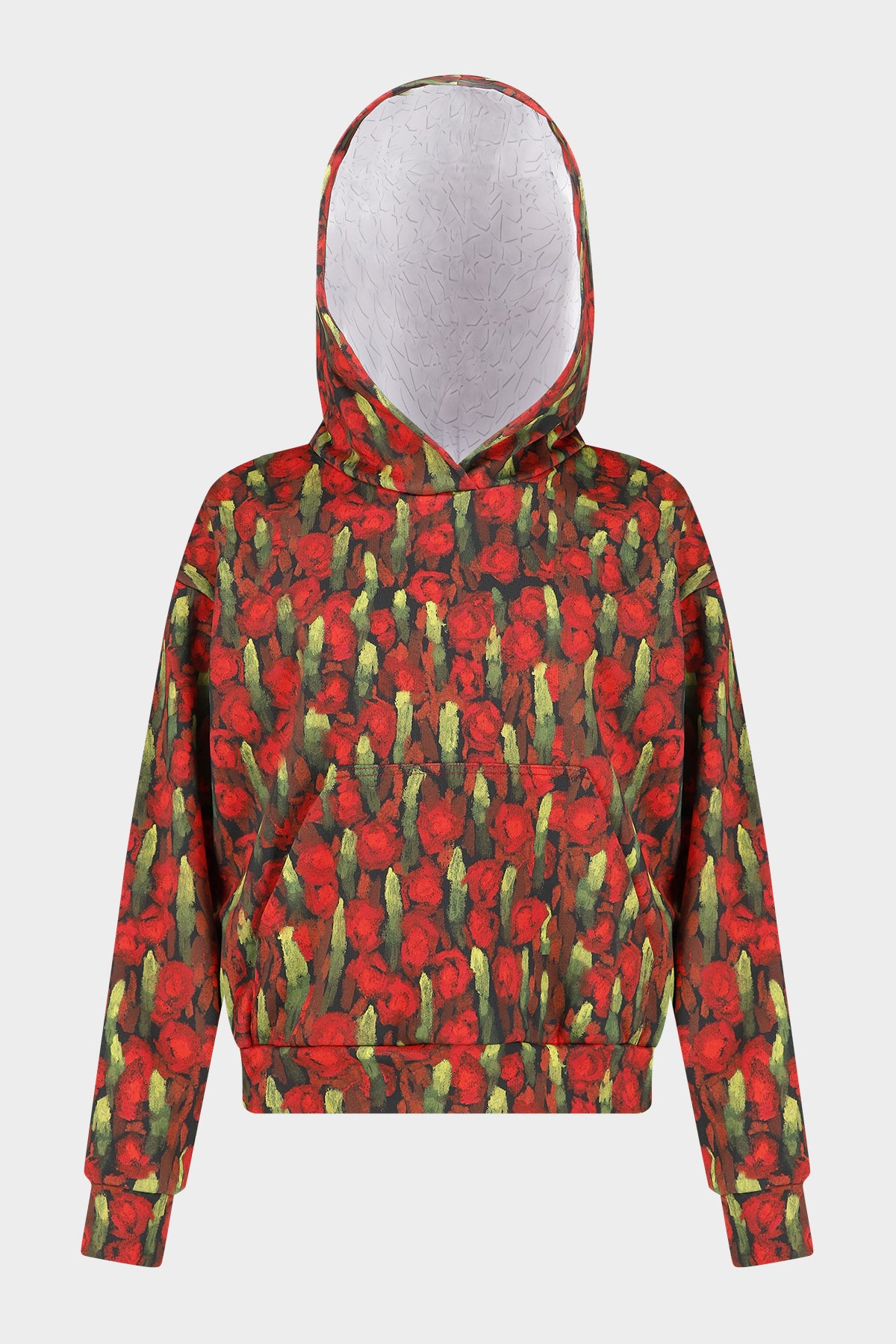 Roses and asparagus cotton Hoodie