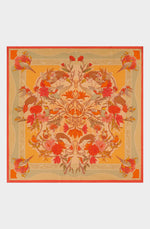 Silk scarf 90 "Art Nouveau"