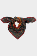 Foulard en soie 90 "Année chinoise du serpent"
