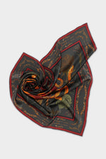 Foulard en soie 90 "Année chinoise du serpent"