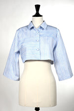 Short shirt with panels