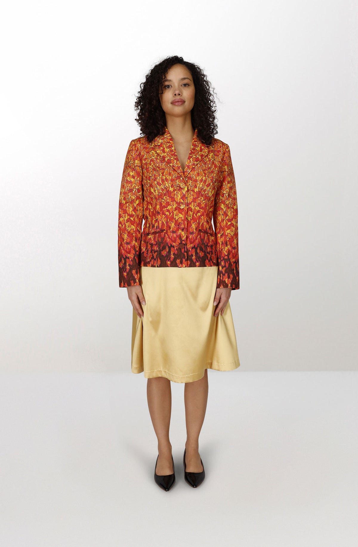 Autumn gabardine jacket