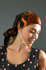 Silk scarf 90 "2025 Chinese Year of the Snake"