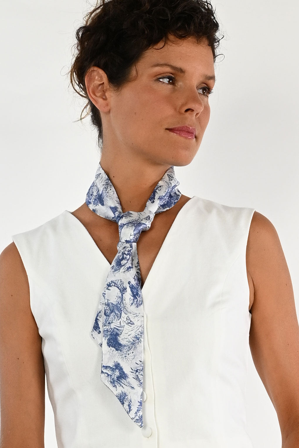 Silk twill scarf