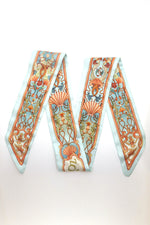 Silk twilly scarf "Seashell"