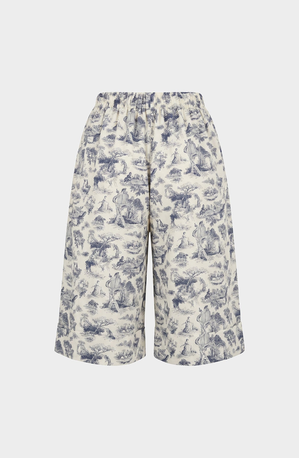 Organic cotton baggy bermuda