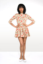 Organic cotton jersey mini dress