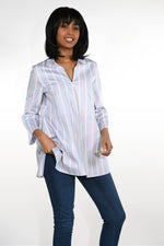 Striped cotton shirt