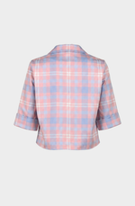 Tartan patterned jacket