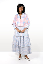 Tartan patterned jacket