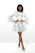 Spring short cotton dress