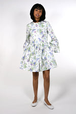 Spring short cotton dress