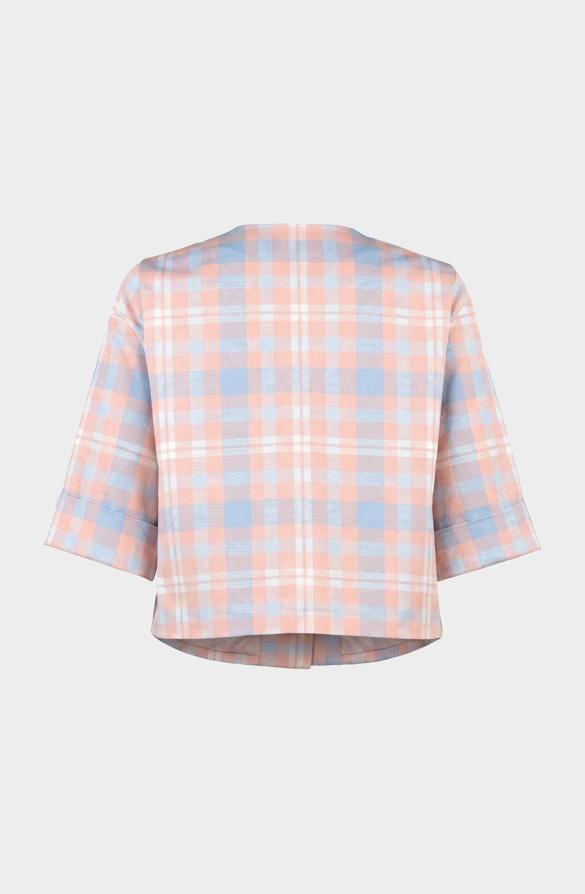 Tartan patterned jacket