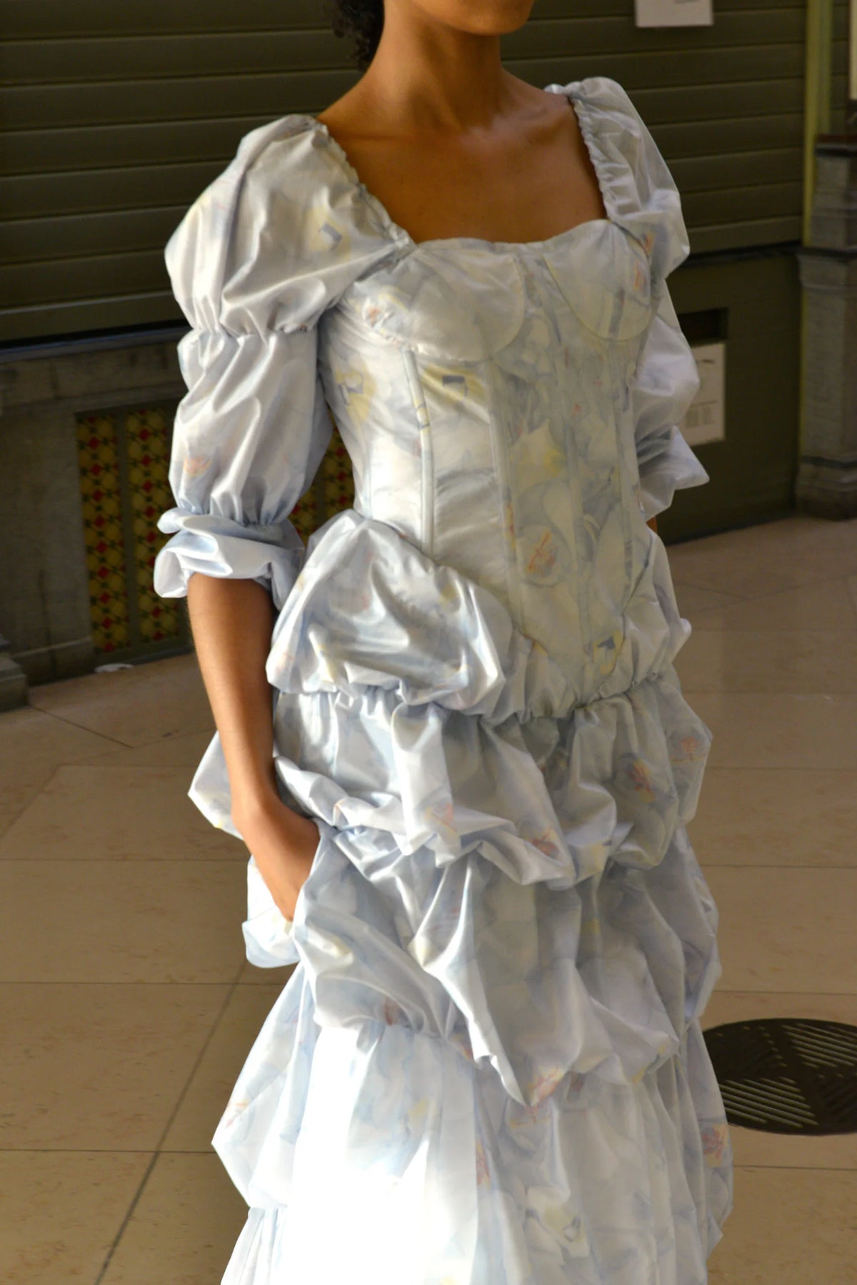 Victorian-inspired steampunk dress