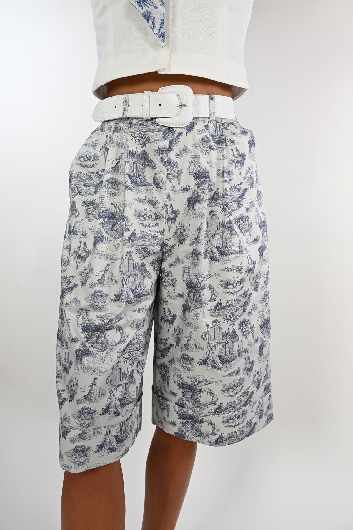 Organic cotton baggy bermuda