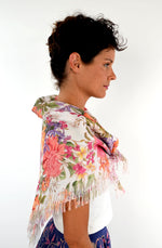 Bamboo double gauze shawl
