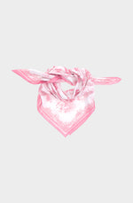 Silk Scraf 90 "Toile de Jouy" Pink