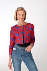 Bolero met klaproosbloemen