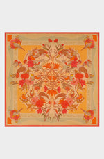 Silk scarf 90 "Art Nouveau"