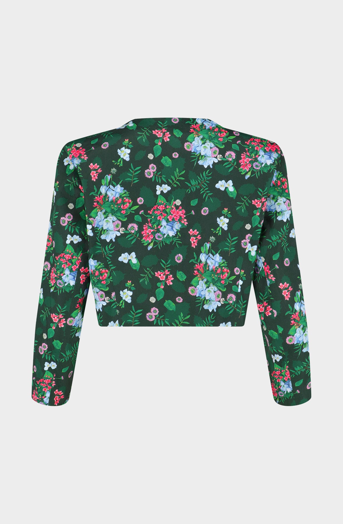 Boléro en coton avec fleurs printanières