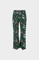 Spring flowers cotton baggy pants